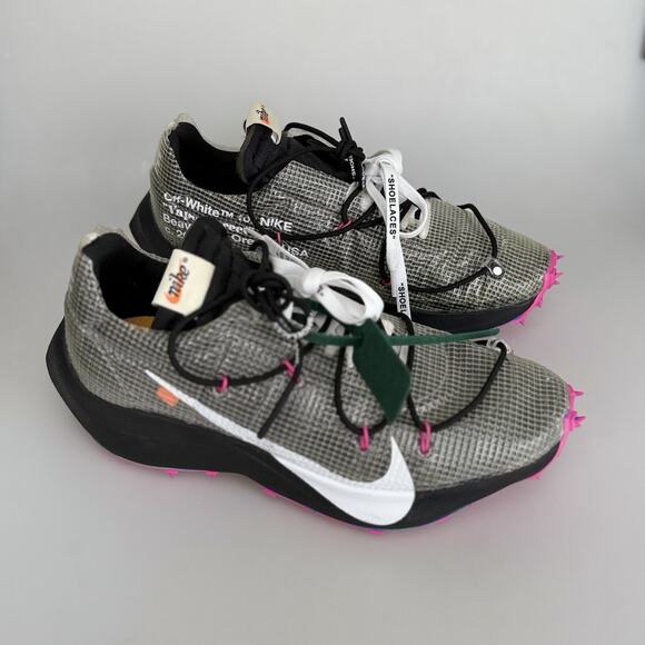 Nike Off-White Vapor Street Laser Fuchsia Wmn Size 12.5/M 11 US CD8178-001 - Picture 2 of 13